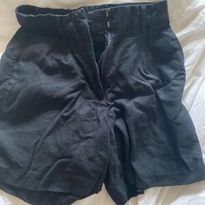 Taylor high waisted linen shorts